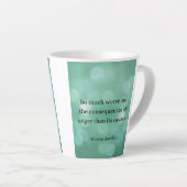 マルクス・アウレリウス:怒りを征服し、内面平和を見つける カフェラテマグ (右アングル)