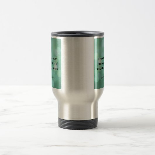 マルクス・アウレリウス：怒りを征服し、内面平和を見つける トラベルマグ (中央)