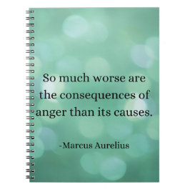 マルクス・アウレリウス：怒りを征服し、内面平和を見つける ノートブック