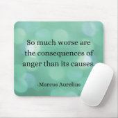 マルクス・アウレリウス:怒りを征服し、内面平和を見つける マウスパッド (マウス)
