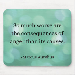 マルクス・アウレリウス：怒りを征服し、内面平和を見つける マウスパッド