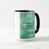 マルクス・アウレリウス：怒りを征服し、内面平和を見つける マグカップ (正面右)