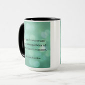 マルクス・アウレリウス：怒りを征服し、内面平和を見つける マグカップ (正面左)