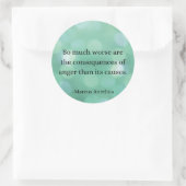 マルクス・アウレリウス：怒りを征服し、内面平和を見つける ラウンドシール (バッグ)