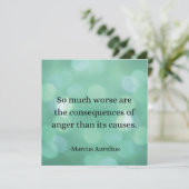 マルクス・アウレリウス：怒りを征服し、内面平和を見つける 招待状 (スタンド正面)