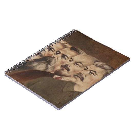 マルクス、エンゲルス、レーニンおよびスターリン ノートブック (左側)