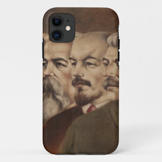 マルクス、エンゲルス、レーニンおよびスターリン Case-Mate iPhoneケース (裏面)