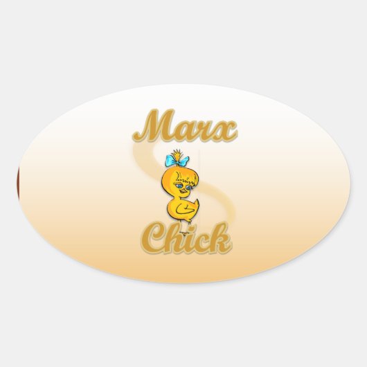 マルクス・シック 楕円形シール (正面)