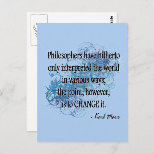 マルクス ポストカード (正面/裏面)