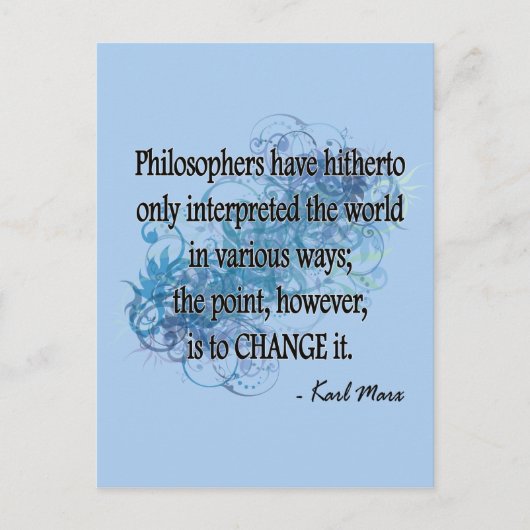 マルクス ポストカード (正面)