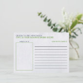 マルクス&マトリクスブライダルシャワードリンクレシピ エンクロージャーカード (スタンド正面)