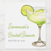 マルクス&マトリクスライムカクテルブライダルシャワー ワインラベル (シングルラベル)