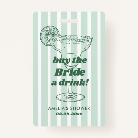 マルクス&マトリクスレトロバチェロレッテブライダルシャワー バッジ (正面)