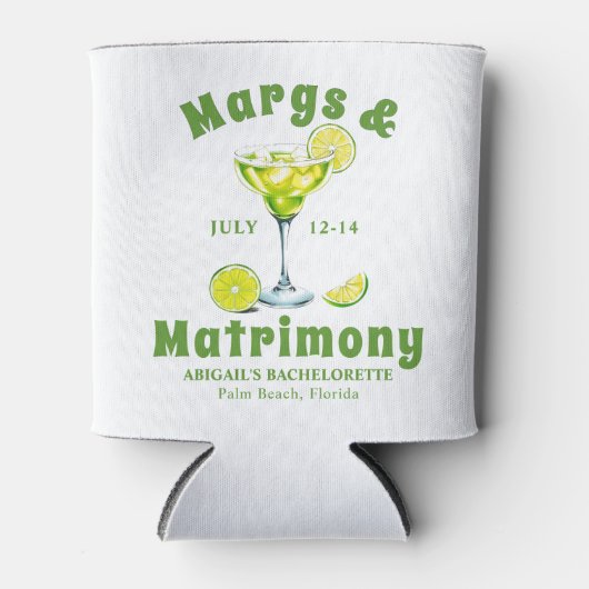 マルクス&マトリモンスカクテルライムグリーンバチェロレッテ 缶クーラー (正面)