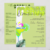 マルクス&マトリモンテキーラバチェロレッテ週末 招待状 (正面/裏面)