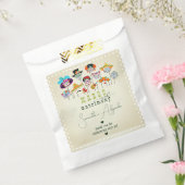 マルクス&マトリモンフィエスタメキシコカップルのシャワー フェイバーバッグ (封をした状態)