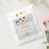 マルクス&マトリモンフィエスタメキシコカップルのシャワー フェイバーバッグ (封をした状態)