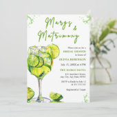 マルクス&マトリモンマルガリタカクテルブライダルシャワー 招待状 (スタンド正面)