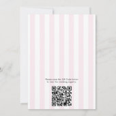 マルクス&マトリモンマルガリータQRコードブライダルシャワー 招待状 (裏面)