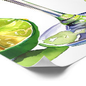 マルクス&マルトリモンカクテルブライダルシャワーウェルカム ポスター (角)