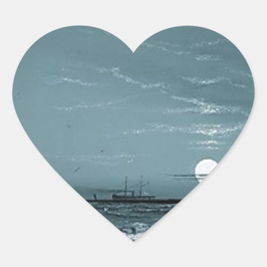 マルクス・ラーソン 月光の港の入り口 1881年 ハートシール (正面)