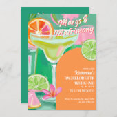 マルクス&結婚バチェロレッテ週末の日程 招待状 (正面/裏面)