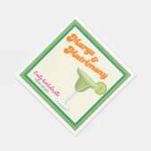 マルクス&結婚バチェロレッテ週末パーティー スタンダードランチョンナプキン (角)