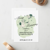 マルクス&結婚 ノートカード (正面/裏面インサイチュ)