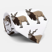 マルクホールヤギ漫画イラストレーション ネクタイ (ロール)