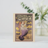 マルク・オーギュスト・バスタールによるミューズのビール ポストカード (スタンド正面)