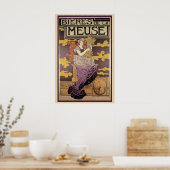 マルク・オーギュスト・バスタールによるムーズのビール ポスター (キッチン)