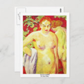 マルク・フランツによるシンナバル法 ポストカード (正面/裏面)