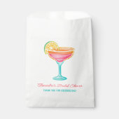 マルグアンドマトリモニーレトロカクテルブライダルシャワー フェイバーバッグ (正面)