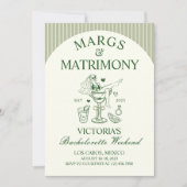 マルグスとマトリモニー ブライズメイド パーティー スケジュール 招待状 (正面)