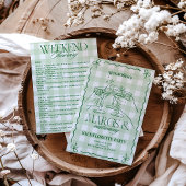 マルグスと結婚バチェロレッテの旅程 招待状