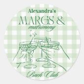 マルグスアンドマトリモニーバチェロレッテ ラウンドシール (正面)