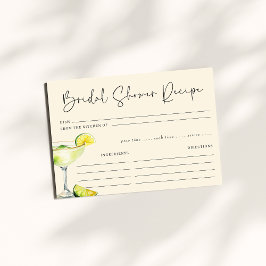 マルグスアンドマトリモニーブライダルシャワーレシピ エンクロージャーカード