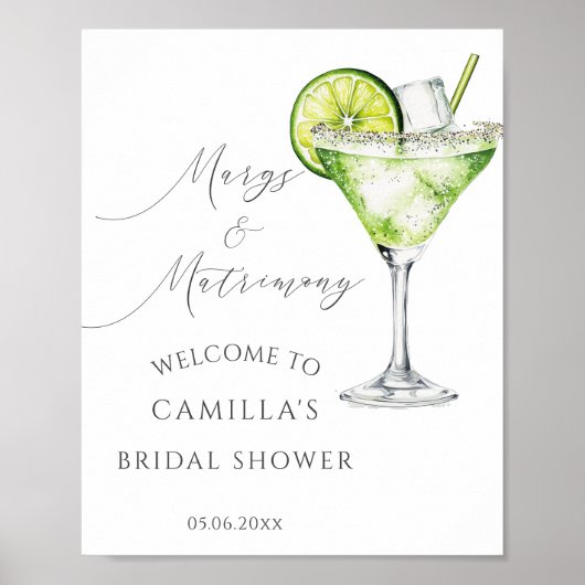 マルグスアンドマトリモンスマルガリタシャワーウェルカム ポスター (正面)