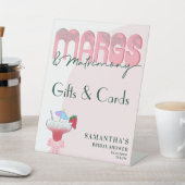 マルグスマトリモニティーテキラバッハブライダルシャワーウェルカム 台座サイン (インサイチュ)