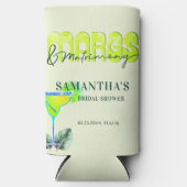 マルグスマトリモニティーテキーラブライダルシャワーバッハ歓迎 スリム缶クーラー (正面)