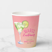 マルグス アンド マトモニー カクテル ブライダル シャワー 紙コップ (正面)