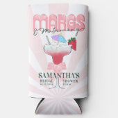 マルグス・マトゥリモニーのテキーラ ブライダルシャワー バチェロレッテ スリム缶クーラー (正面)