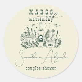 マルグス・マトモニーのスカーレキシコンフィエスタ カップルシャワー ラウンドシール