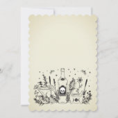 マルグス・マトモニーのスカull メキシカンフィエスタ カップルシャワー 招待状 (裏面)