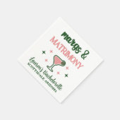 マルグス＆マトリモニー スタンダードカクテルナプキン (角)