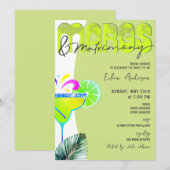 マルグス＆マトリモニー テキーラ ライム ブライダル シャワー 招待状 (正面/裏面)