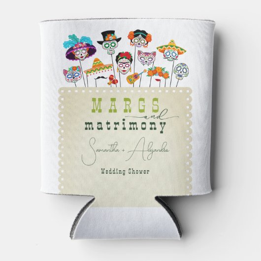 マルグス＆マトリモニー フィエスタ メキシカン カップルズ シャワー 缶クーラー (正面)