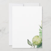 マルグス＆マトリモニー ブライズシャワー 招待状 (裏面)