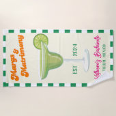 マルグス&マトリモニー ブライズメイド バチェロレッテパーティー ビーチタオル (正面)