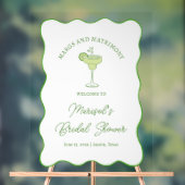 「マルグス＆マトリモニー」 ブライダルシャワーのウェルカムサイン アクリルサイン (ニュートラル)